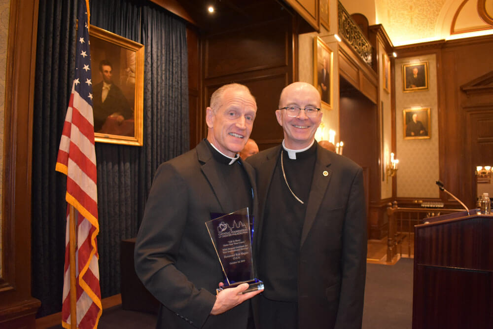 Rev. Rob Hagan, O.S.A. and Most Reverend Timothy C. Senior